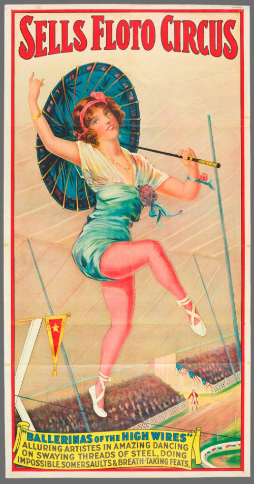 Sells Floto Circus: "Ballerinas of the High Wires"