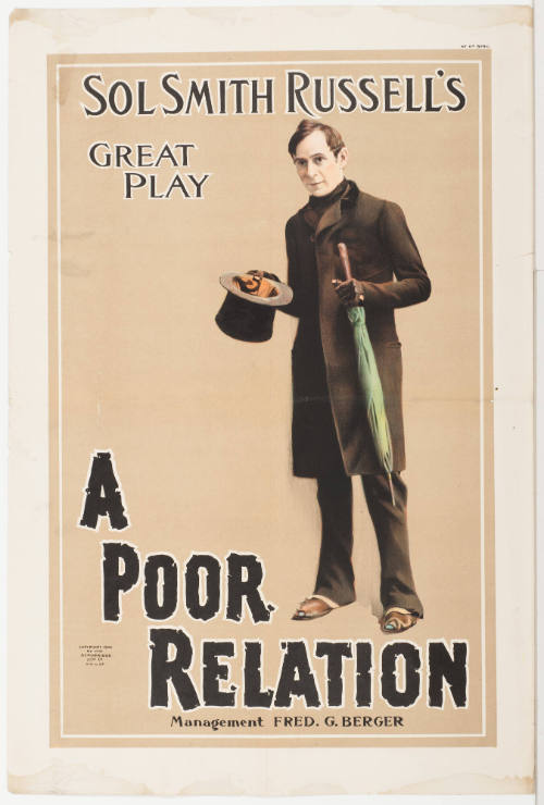 Sol Smith Russell's Great Play: A Poor Relation / Management Fred G. Berger