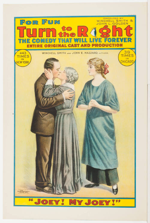 Produced by Winchell Smith & John L. Golden: Turn to the Right / Winchell Smith and John E. Hazzard, Authors