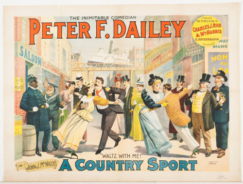 Peter F. Dailey / Under the Direction of Charles J. Rich & Wm. Harris / E. Rosenbaum Manager / in John J. McNally's: A Country Sport