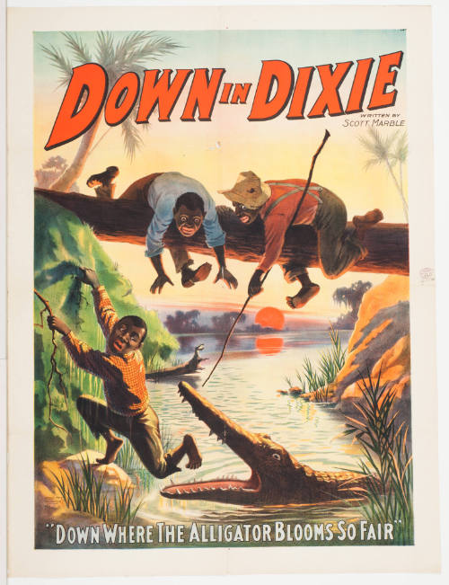 Down in Dixie / Written by Scott Marble / "Down Where the Alligator Blooms So Fair"