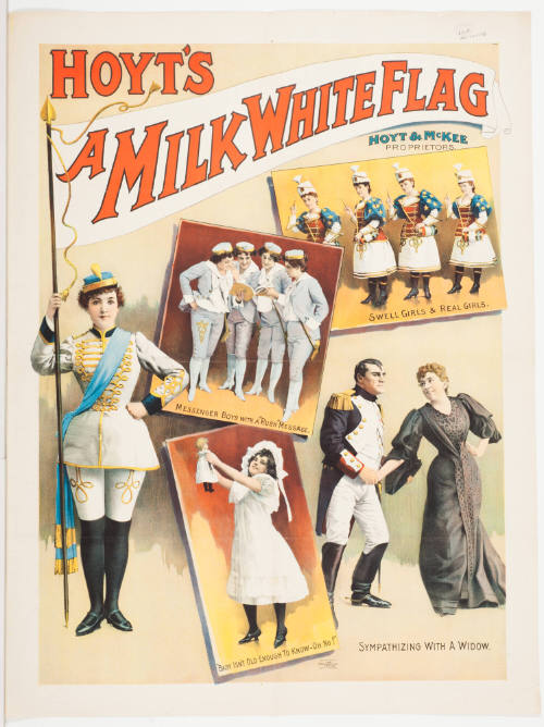 Hoyt's: A Milk White Flag / Hoyt & McKee Proprietors / Swell Girls & Real Girls.