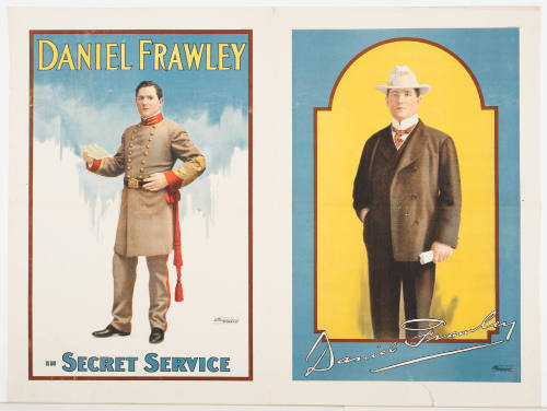 Poster A: Daniel Frawley in: Secret Service Poster B: Daniel Frawley