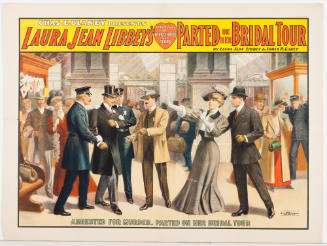 Chas E. Blaney Presents / Laura Jean Libbey's: Parted on Her Bridal Tour / by Laura Jean Libbey & James R. Garey / Arrested for Murder