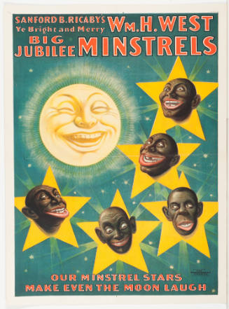 Sandford B. Ricaby's Ye Bright and Merry / Wm. H. West Big Jubilee Minstrels