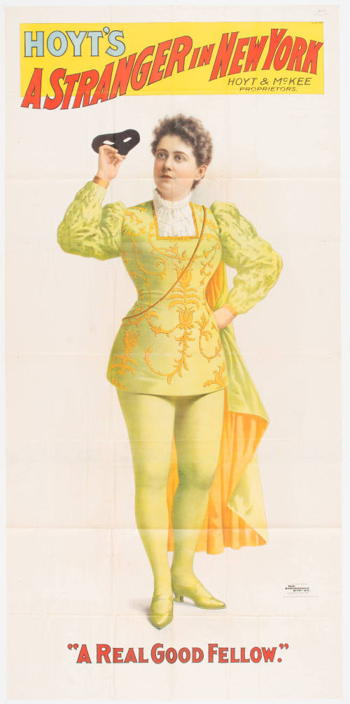 Hoyt's: A Stranger in New York / Hoyt & McKee Proprietors. / "A Real Good Fellow."