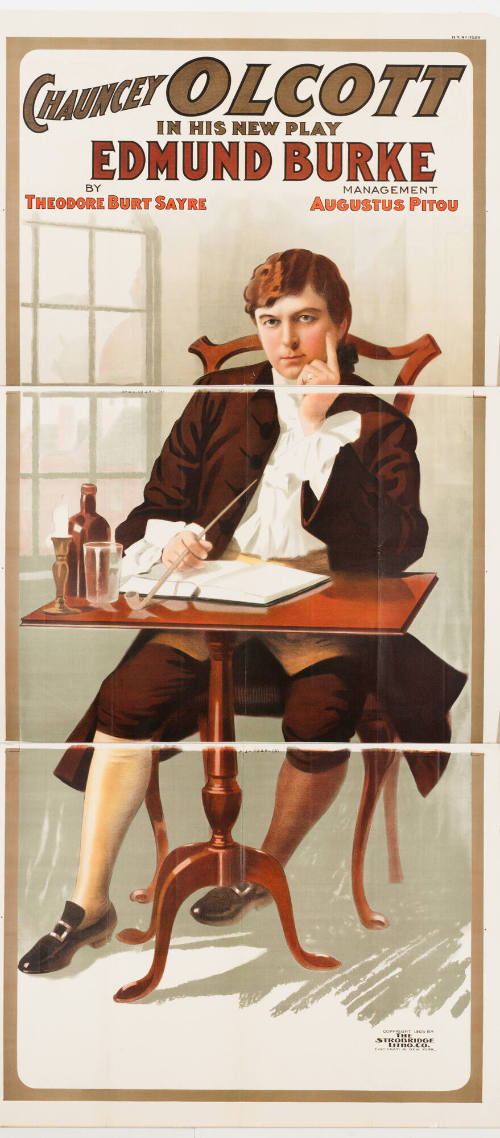 Chauncey Olcott in His New Play: Edmund Burke / by Theodore Burt Sayre / Management Augustus Pitou