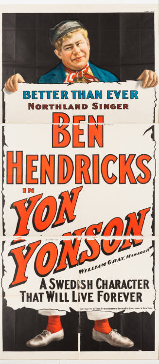 Ben Hendricks in: Yon Yonson / William Gray, Manager / A Swedish Character That Will Live Forever