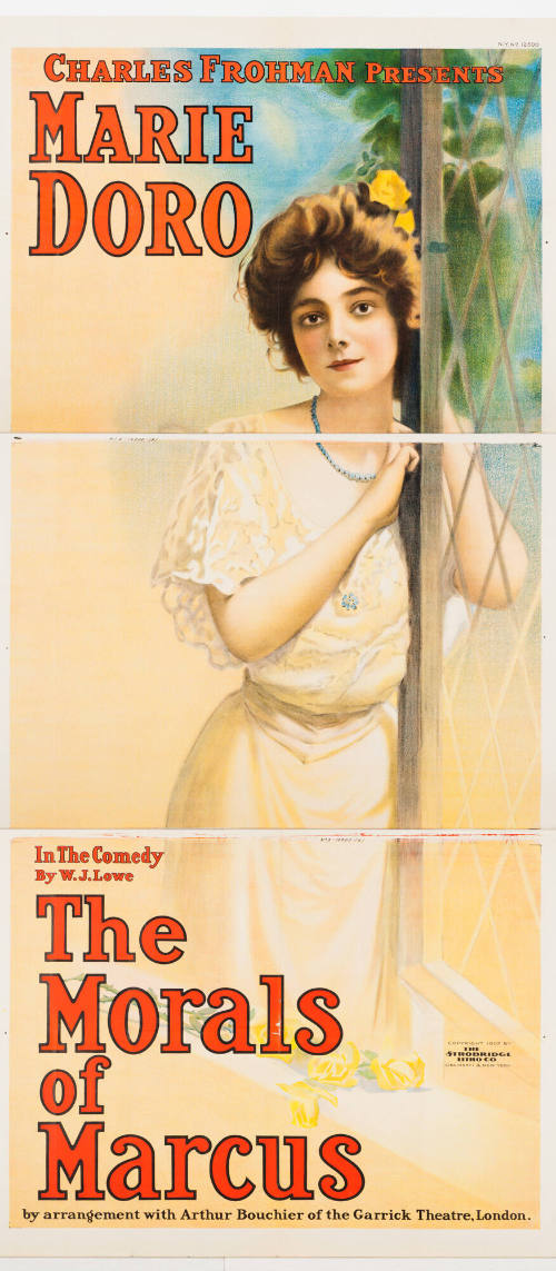 Charles Frohman Presents / Marie Doro / in the Comedy by W.J. Lowe: The Morals of Marcus