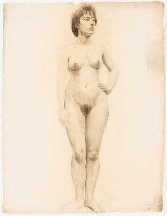 Study, Frontal Standing Female Nude