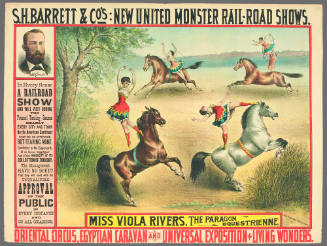 S.H. Barrett & Co: Miss Viola Rivers, The Paragon Equestrienne