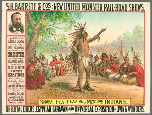 S.H. Barrett & Co: Snake, Flat-Head and Mexican Indians.