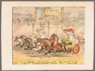 Thrilling Four-Horse Chariot Races by Beautiful and Brave Ladies, in the Great Roman Hippodrome and Classic Games of Ancient Nations.