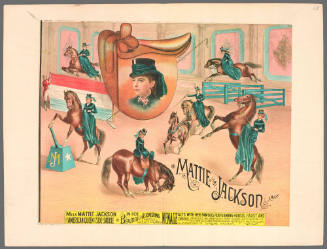 Miss Mattie Jackson the American Queen of the Side-Saddle