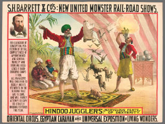 S.H. Barrett & Co: Hindoo Jugglers. In Marvelous Feats of Dexterity
