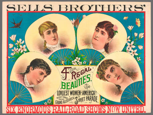 Sells Brothers': Four Regal Beauties, the Lovliest Women in America