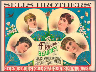 Sells Brothers': Four Regal Beauties, the Lovliest Women in America