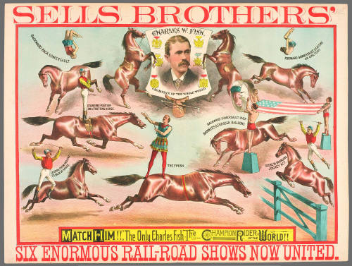 Sells Brothers': Match Him!! The Only Charles Fish the Champion Rider of the World