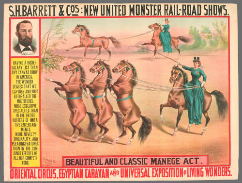 S.H. Barret & Co: Beautiful and Classic Manege Act.