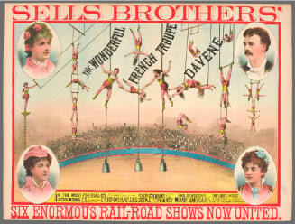 Sells Brothers': The Wonderful French Troupe Davene: In the Most Astounding Aerial Performances Ever Seen
