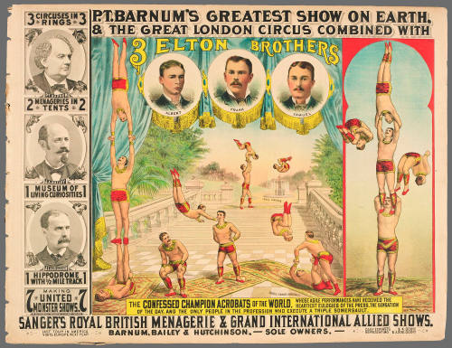 P.T. Barnum's Greatest Show on Earth & The Great London Circus: 3 Elton Brothers