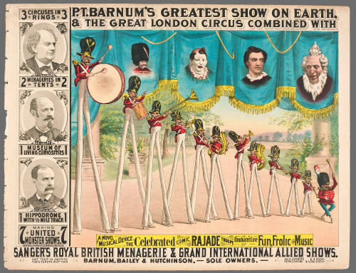 P.T. Barnum's Greatest Show on Earth & The Great London Circus: The Celebrated Comic Rajade Troupe
