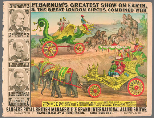 P.T. Barnum's Greatest Show on Earth & The Great London Circus: The Celestial Car and the Dragon Chariot