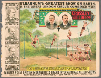 P.T. Barnum's Greatest Show on Earth & The Great London Circus: Crossley and Elder: The Scottish Champions in Triumphant Illustrations of Popular Caledonian Games