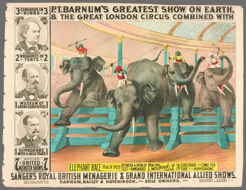 P.T. Barnum's Greatest Show on Earth & The Great London Circus: Elephant Race