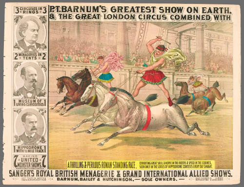 P.T. Barnum's Greatest Show on Earth & The Great London Circus: A Thrilling & Perilous Roman Standing Race