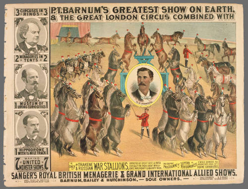 P.T. Barnum's Greatest Show on Earth & The Great London Circus: Only Trakene & Russian War Stallions