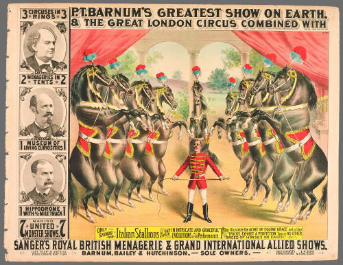 P.T. Barnum's Greatest Show on Earth & The Great London Circus: Only Splendid Group of Italian Stallions