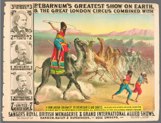 P.T. Barnum's Greatest Show on Earth & The Great London Circus: A Grand Arabian Caravan of 20 Dromedaries and Camels