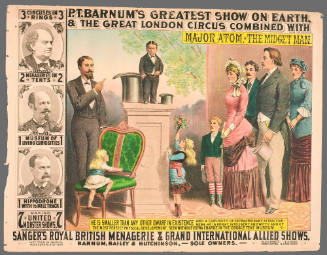 P.T. Barnum's Greatest Show on Earth & The Great London Circus: Major Atom. The Midget Man.