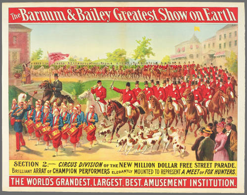 The Barnum & Bailey Greatest Show on Earth: Section 2 - Circus Division of the New Million Dollar Free Street Parade.