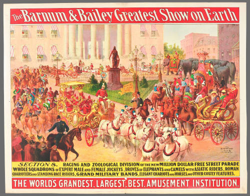 The Barnum & Bailey Greatest Show on Earth: Section 8. Racing and Zoological Division of the New Million Dollar Free Street Parade