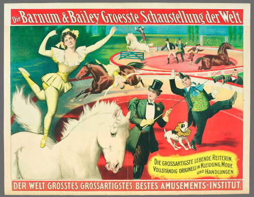 The Barnum & Bailey Greatest Show on Earth: Die Grossartigste Lebende Reiterin. Vollständig Originell in Kleidung, Mode Und Handlungen