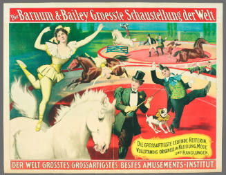 The Barnum & Bailey Greatest Show on Earth: Die Grossartigste Lebende Reiterin. Vollständig Originell in Kleidung, Mode Und Handlungen