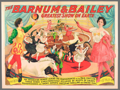 The Barnum & Bailey Greatest Show on Earth: An Interesting Moment During the Performances in the Main Pavilion.