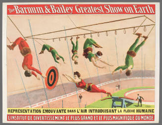 The Barnum & Bailey Greatest Show on Earth: Représentation Emouvante Dan L'air Introduisant La Flêche Humaine