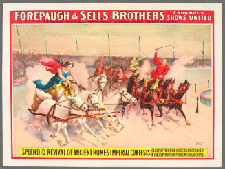 Forepaugh & Sells Brothers Enormous Shows United: Splendid Revival of Ancient Rome's Imperial Contests