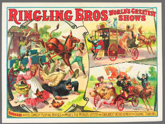 Ringling Bros Joan of Arc: Hodgini and His Comedy Playing Horses and Mules