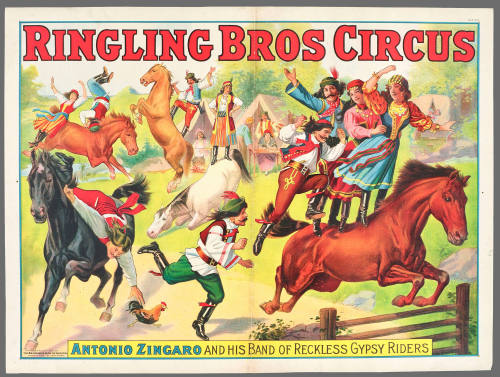 Ringling Bros: Antonio Zingaro and His Band of Reckelss Gypsy Riders