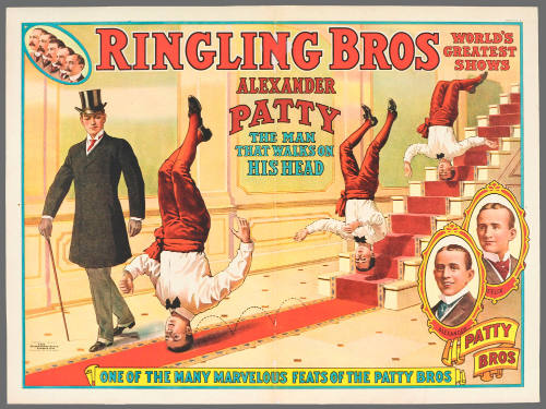 Ringling Bros: Alexander Patty the Man Who Walks on His Head