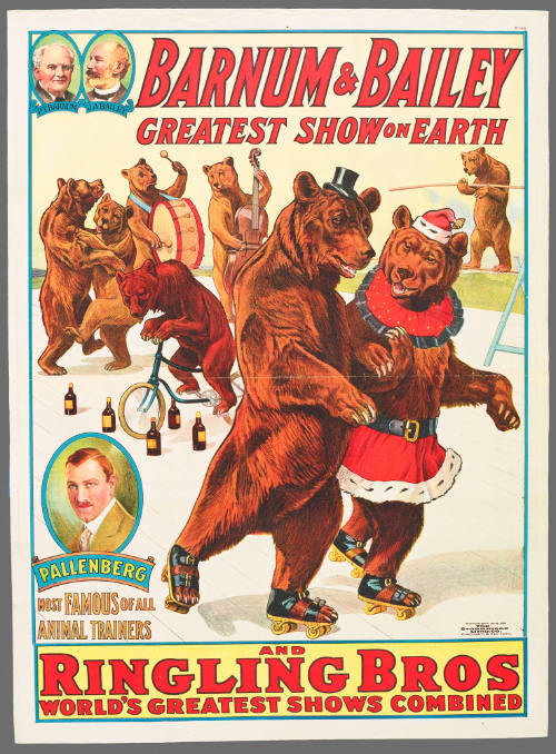 Barnum & Bailey Greatest Show on Earth and Ringling Bros World's Greatest Shows Combined: Pallenberg / Most Famous of All Animal Trainder