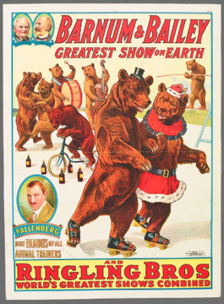 Barnum & Bailey Greatest Show on Earth and Ringling Bros World's Greatest Shows Combined: Pallenberg / Most Famous of All Animal Trainder