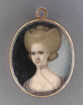 A Young Lady(recto); A Seascape (verso)