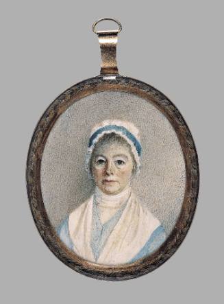 A Middle-Aged Lady (recto); Memorial to A.E.S. (verso)