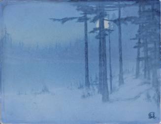 Plaque: "A Pale Evening Moon"