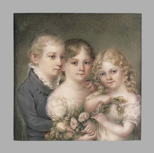 Charles Mullett Hall, Mary Jane Hall, and Eliza Ann Hall